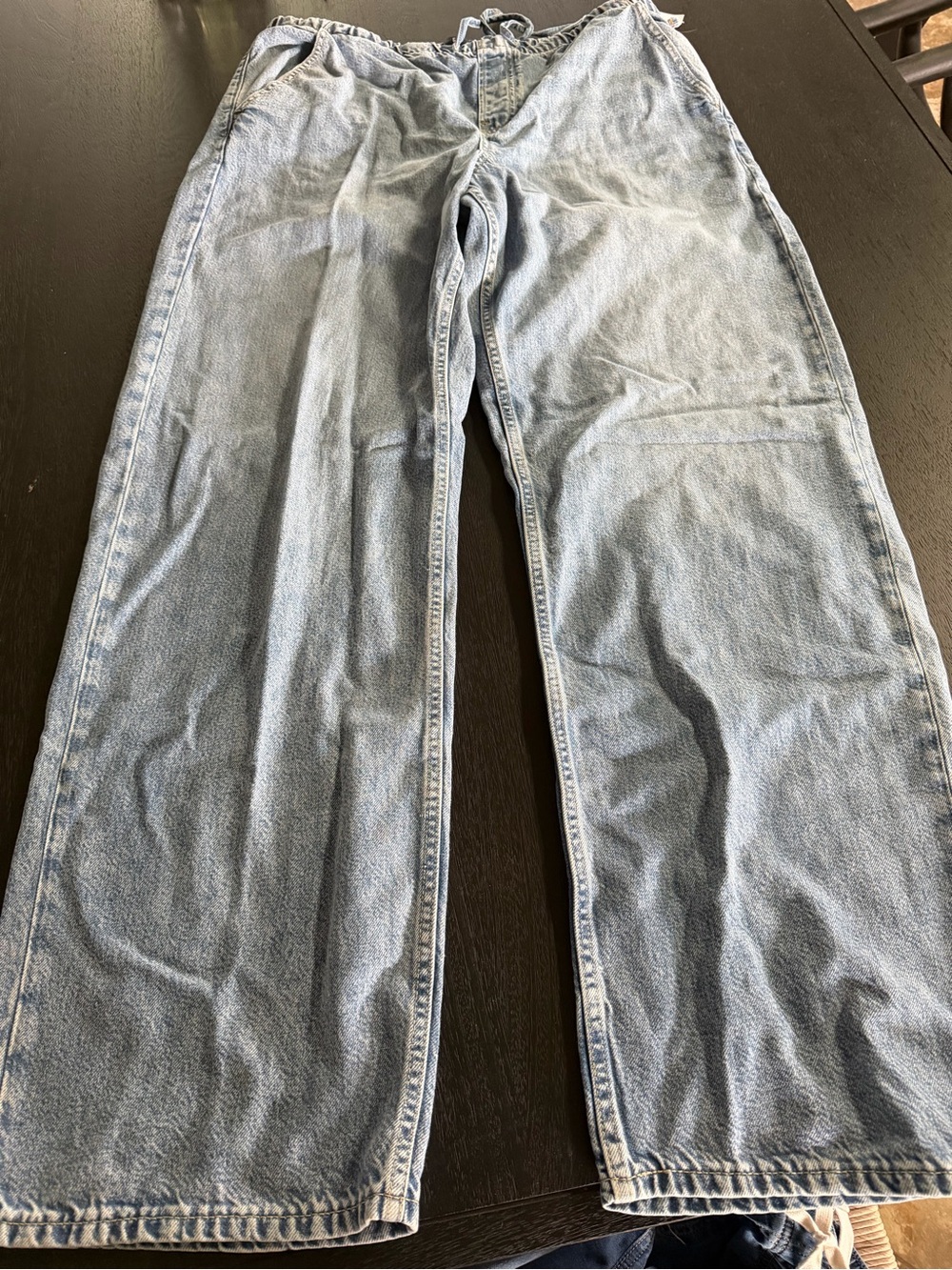 GAP Wide Leg Light Blue Denim Pants